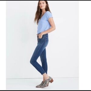 NWT Madewell 9” Medium Rise Skinny Crop